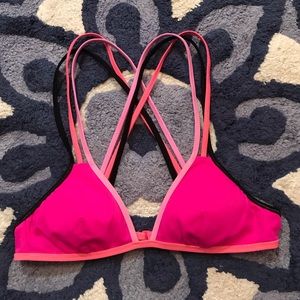 VS PINK bikini top swimsuit triangle strappy